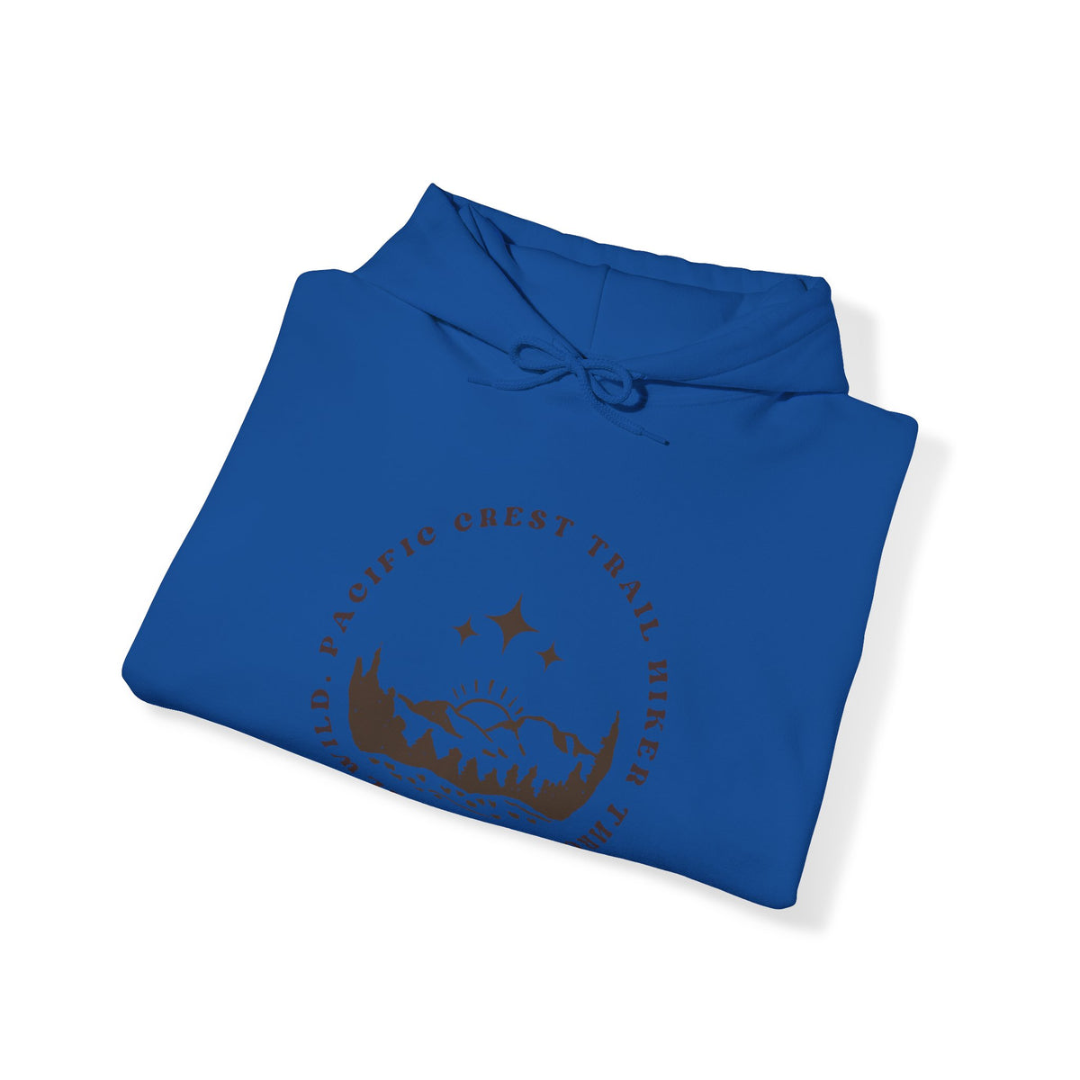 Pacific Trail Hiker through Idyllwild BrownText Hoodie