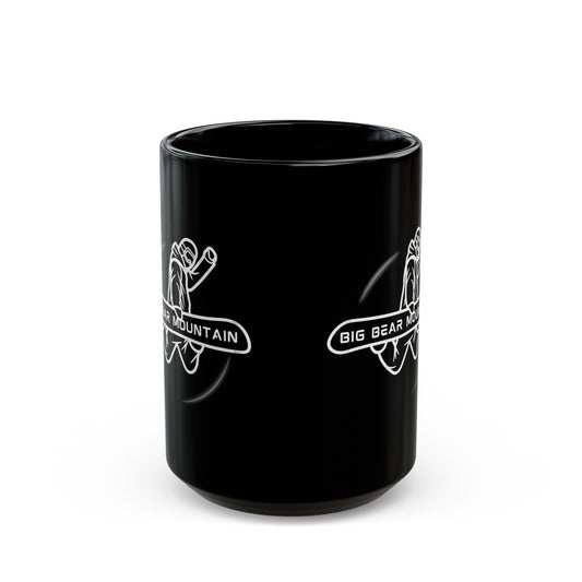Big Bear Snowboarding Black Coffee Tea Mug