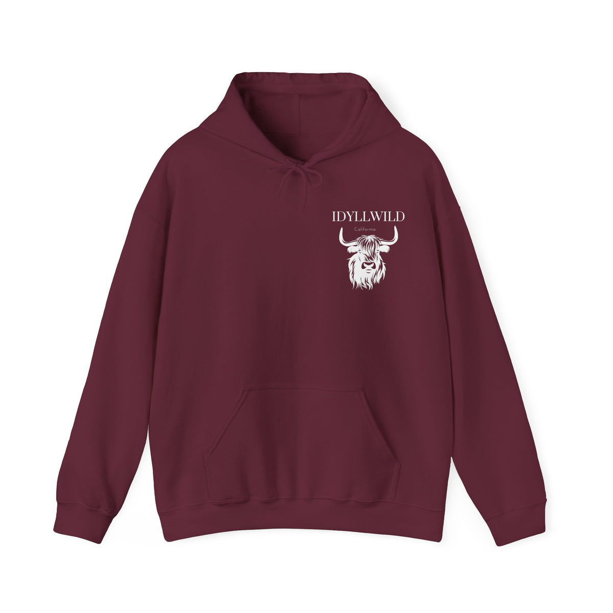Unisex Heavy Blend™ Hooded Sweatshirt Idyllwild Cow 2