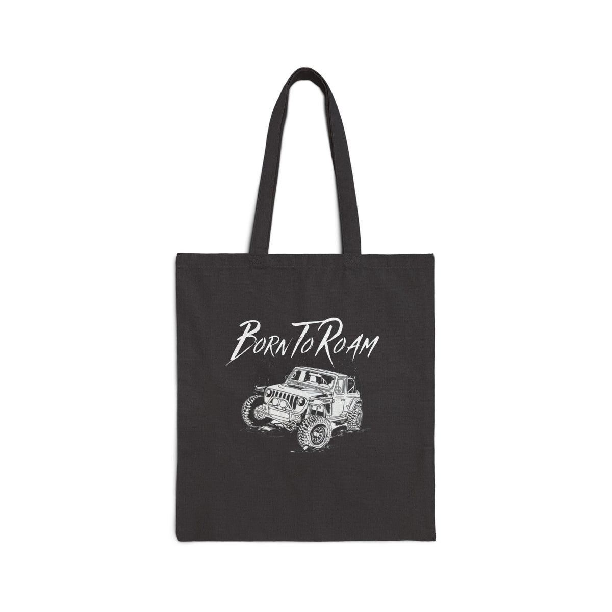 Jeep Born To Roam Cotton Canvas Tote Bag