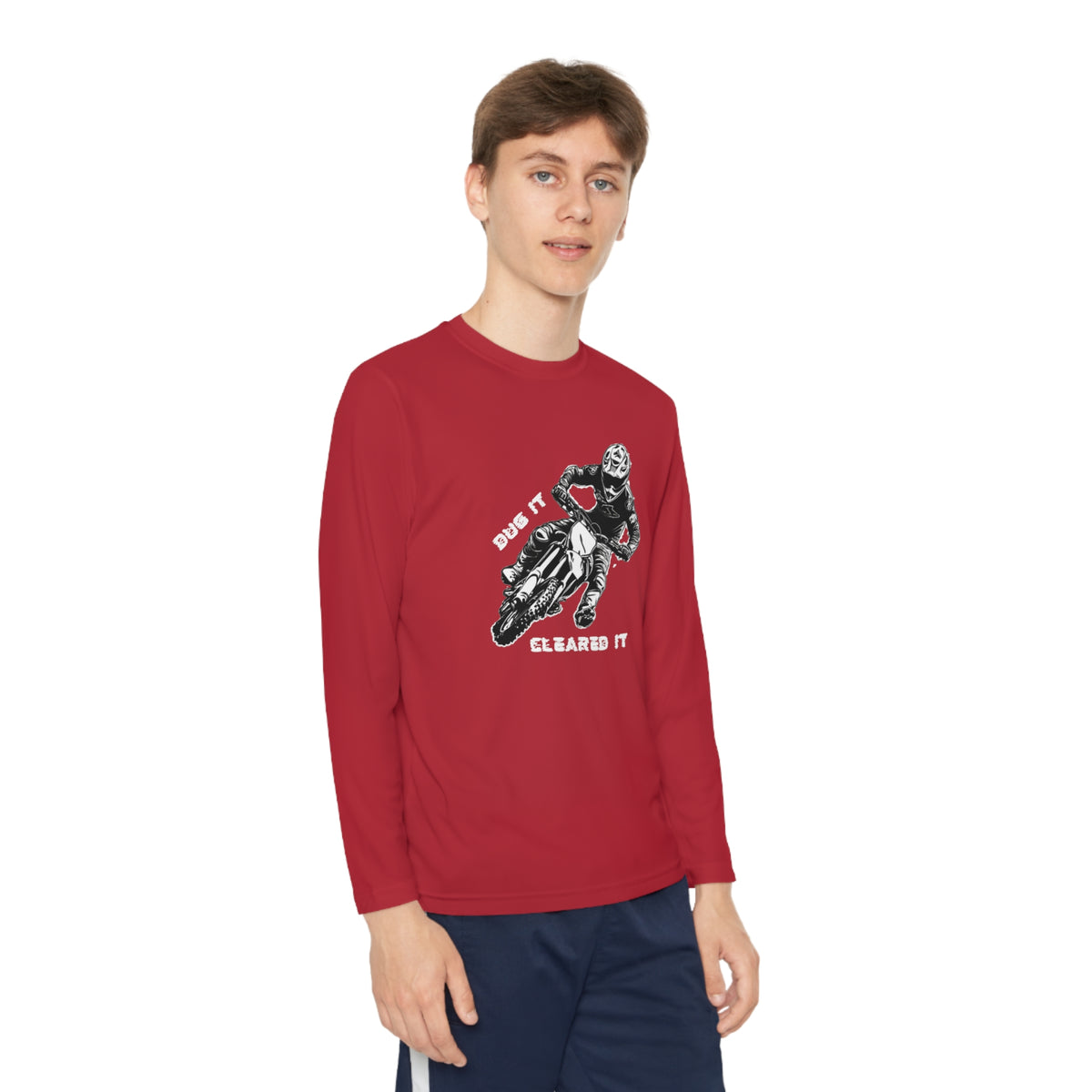 Dirt Bike Youth Long Sleeve Competitor Tee