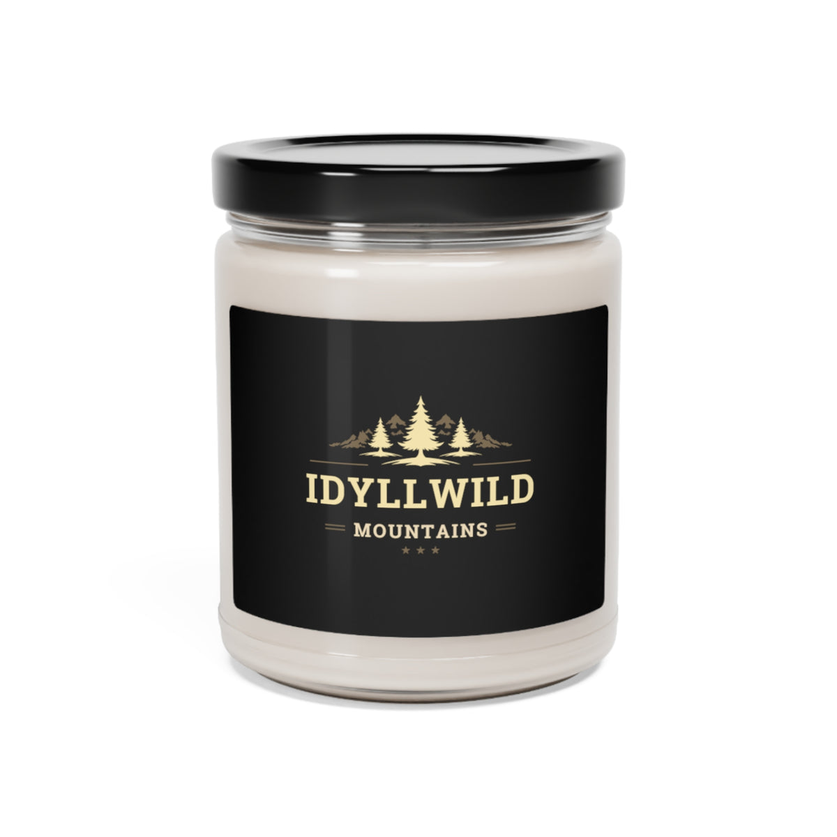 Scented Soy Candle, 9oz Idyllwild Earth Black Label