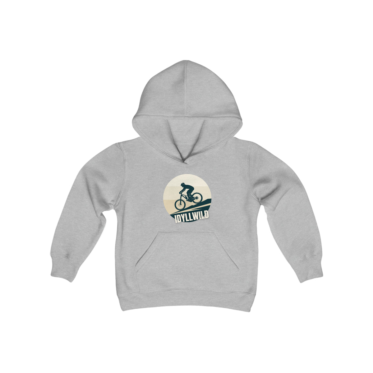 Youth Heavy Blend Hooded Sweatshirt Mountain Bike