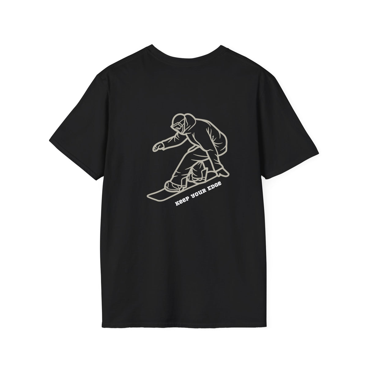 Snowboarding "Keep Your Edge" Softstyle T-Shirt