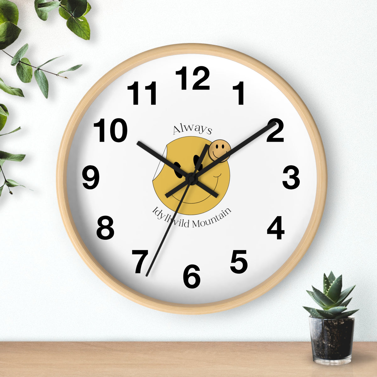 Wall Clock Always Happy
