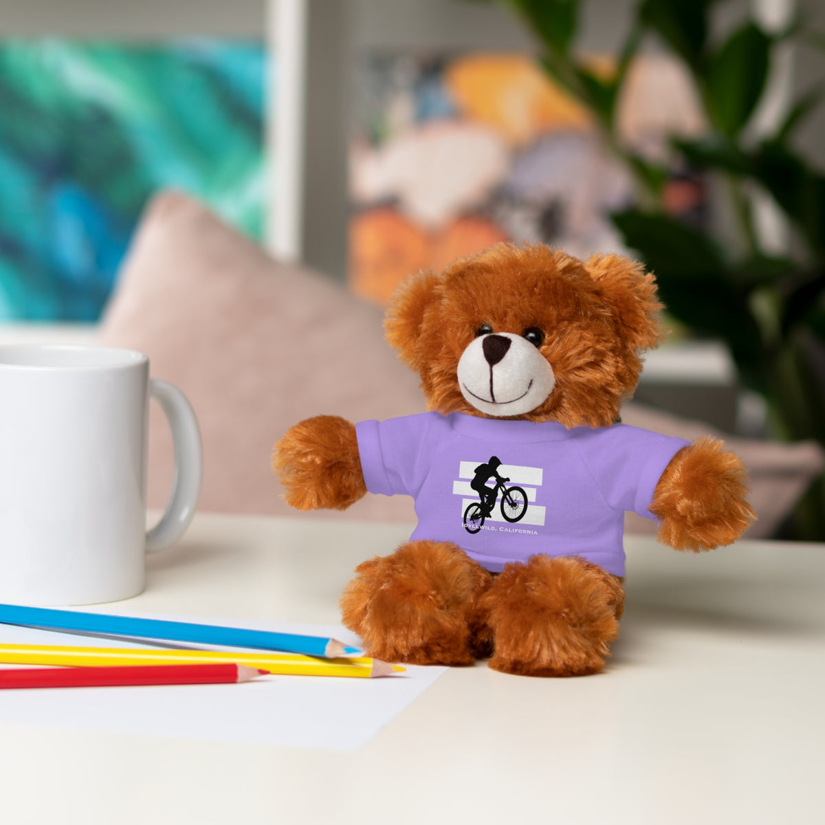 Stuffed Animals with Tee Bike Idyllwild
