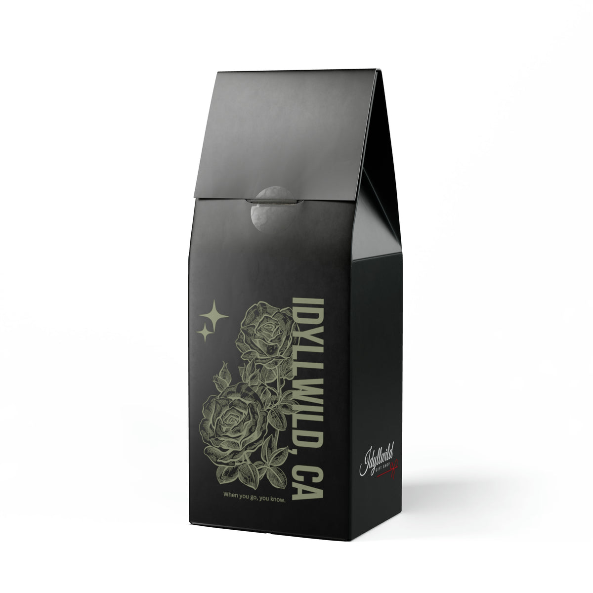 Cascades Coffee Blend (Medium-Dark Roast) Idyllwild Roses Black
