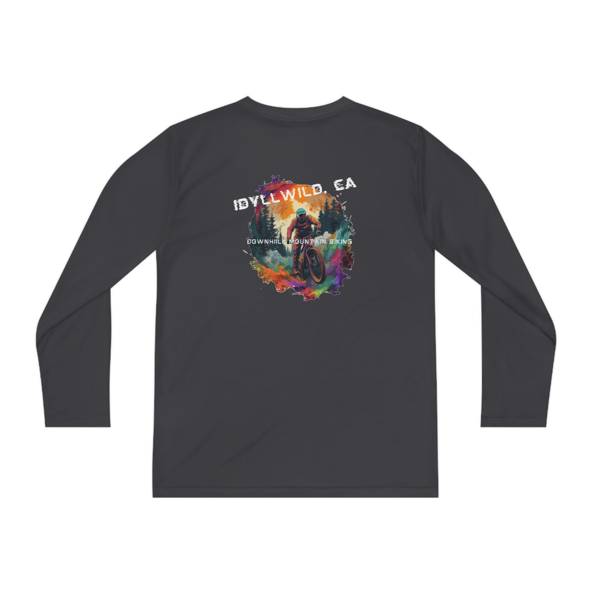 Idyllwild Mountain Biking Youth Long Sleeve Competitor Tee