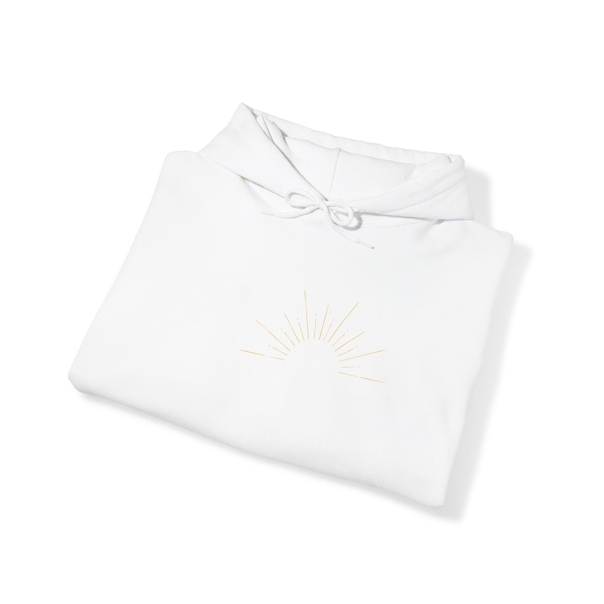 Idyllwild white script grey suburst Hoodie