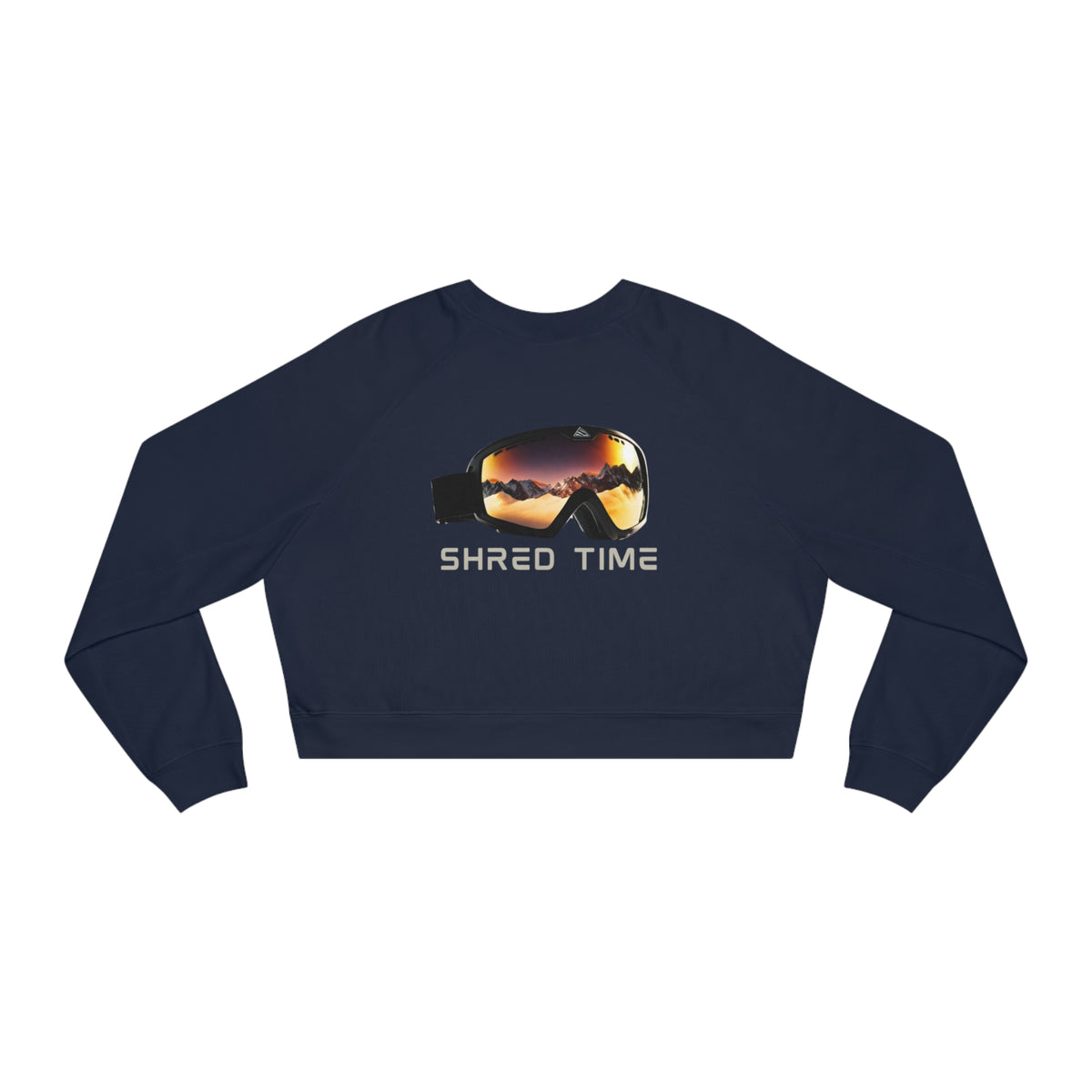 Snowboard, Ski SHRED TIME Cropped Fleece Pullover