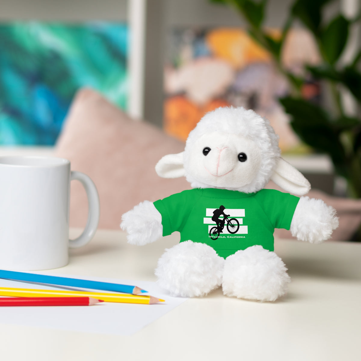 Stuffed Animals with Tee Bike Idyllwild
