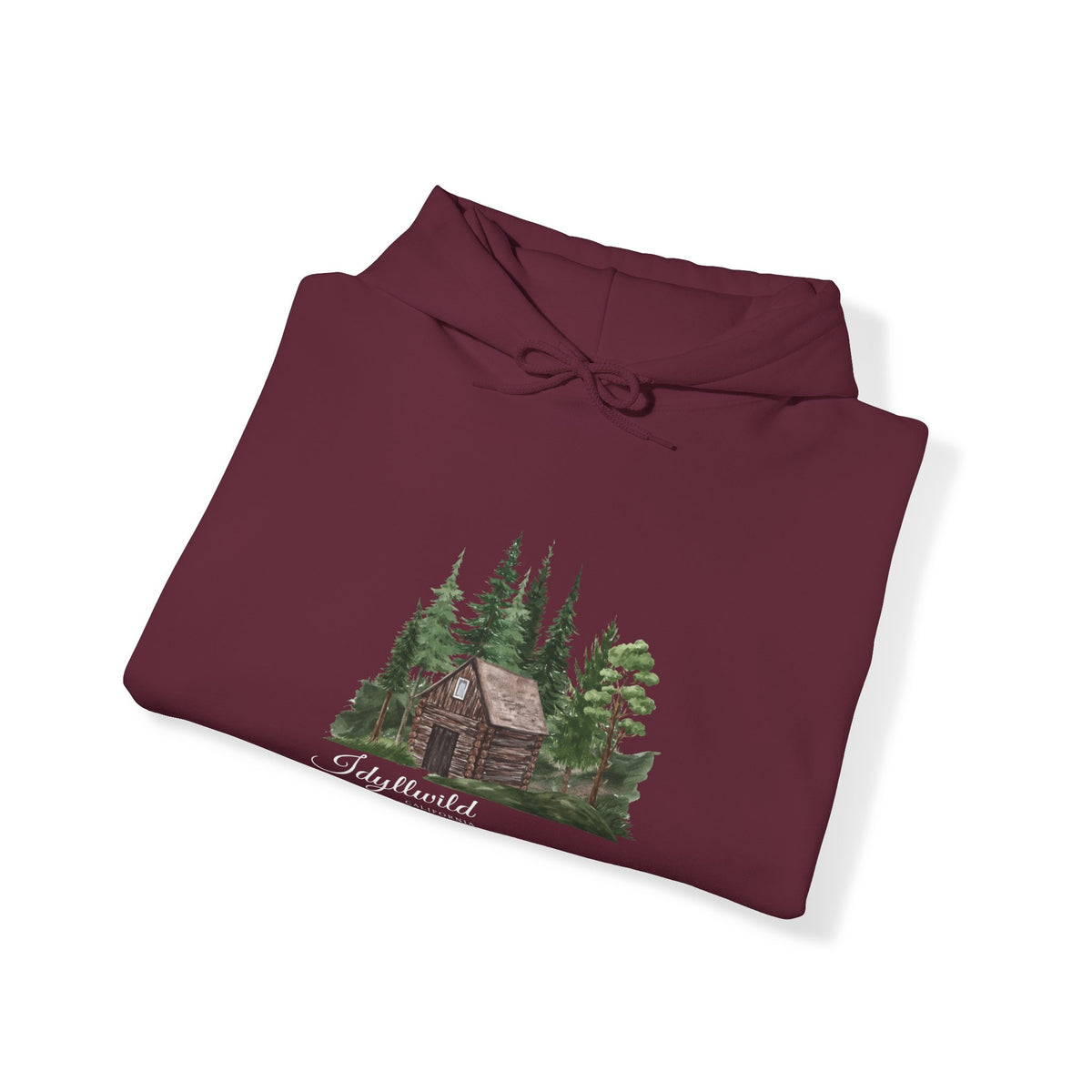 Unisex Heavy Blend™ Hooded Sweatshirt Forest Cabin
