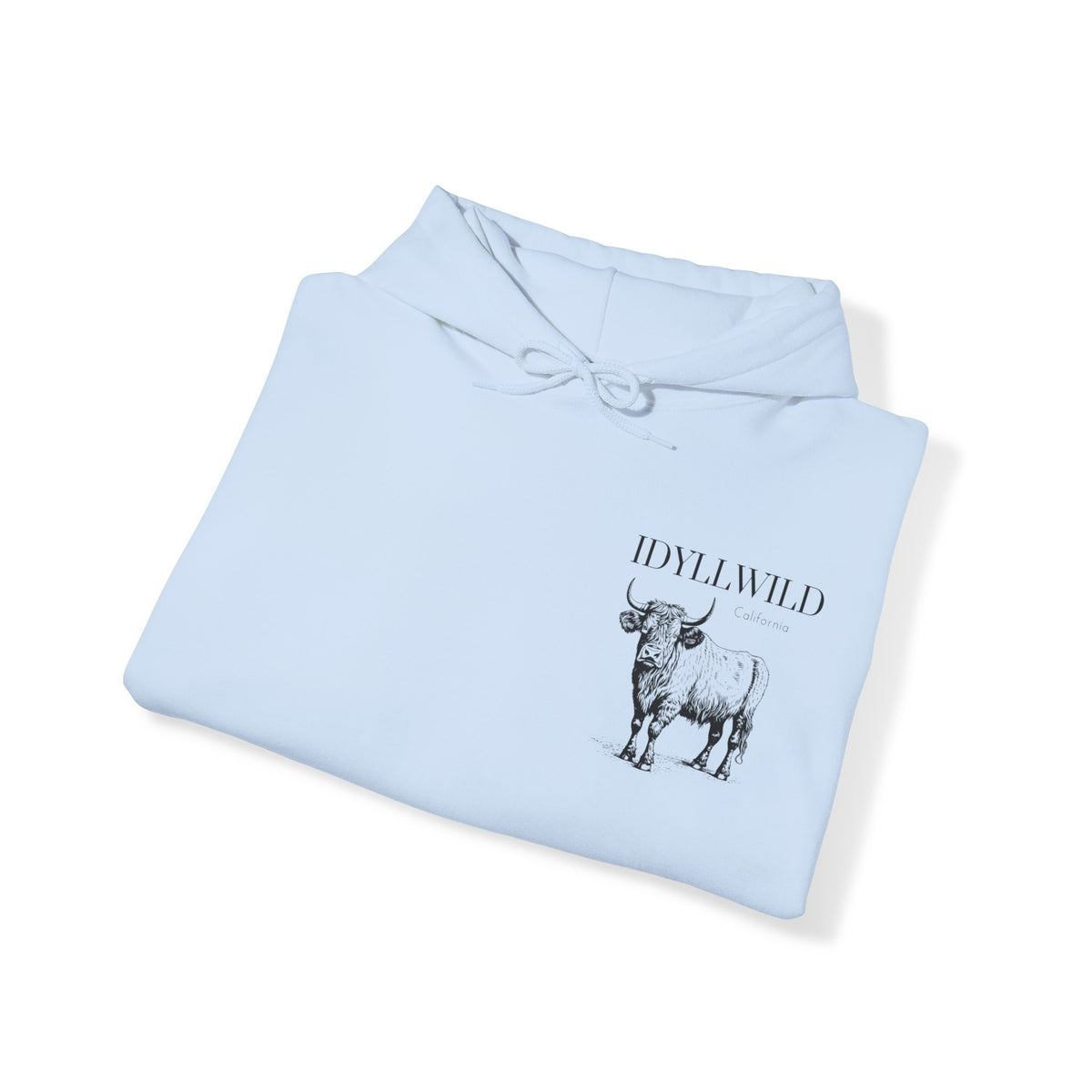Idyllwild Highlander Cow 3 Hoodie