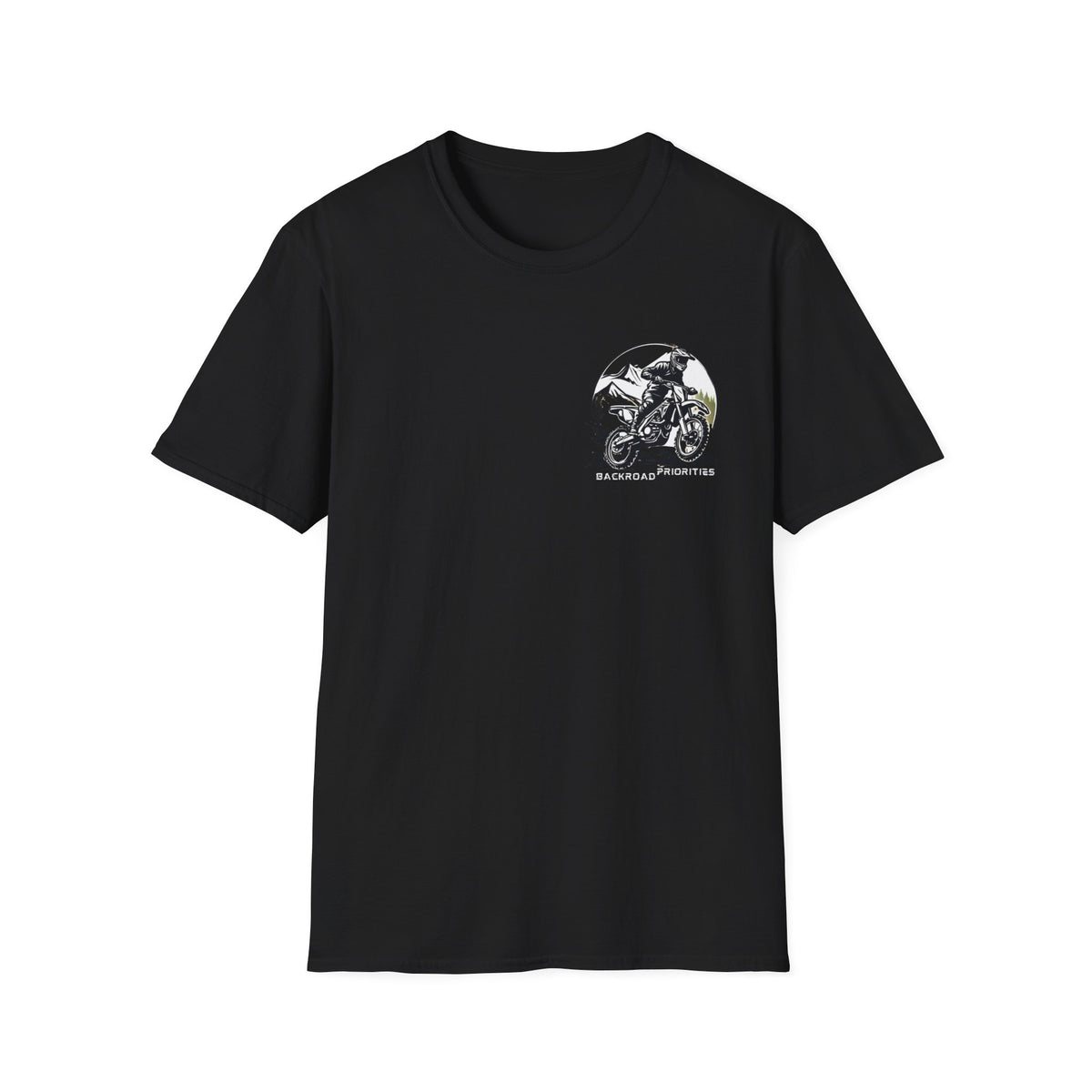 Dirtbike "Backroad Priorities" Softstyle T-Shirt