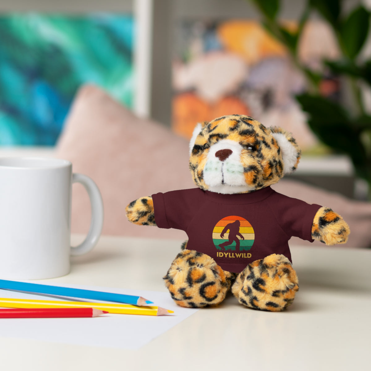 Stuffed Animals with Tee Idyllwild Big Foot