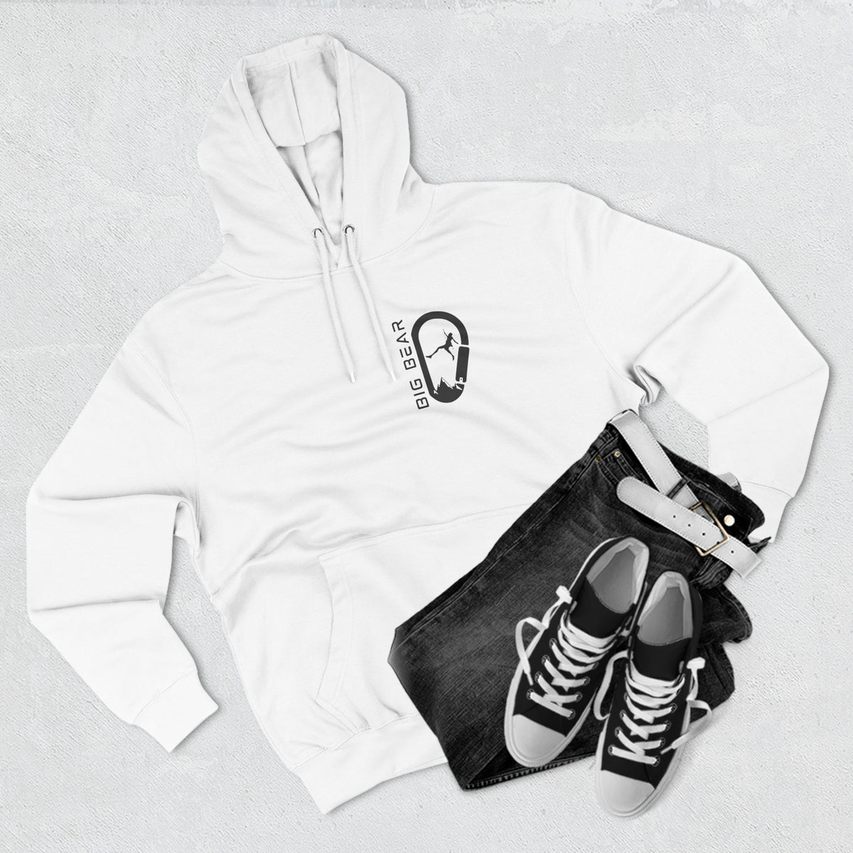 Big Bear Rock Climbing Hook Hoodie
