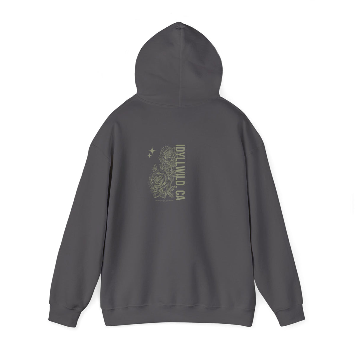 Unisex Heavy Blend™ Hooded Sweatshirt Center FLower