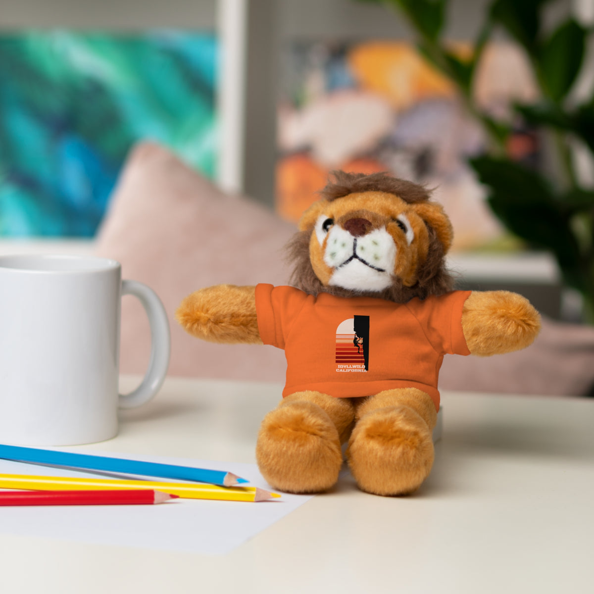 Stuffed Animals with Tee Climbing Idyllwild California