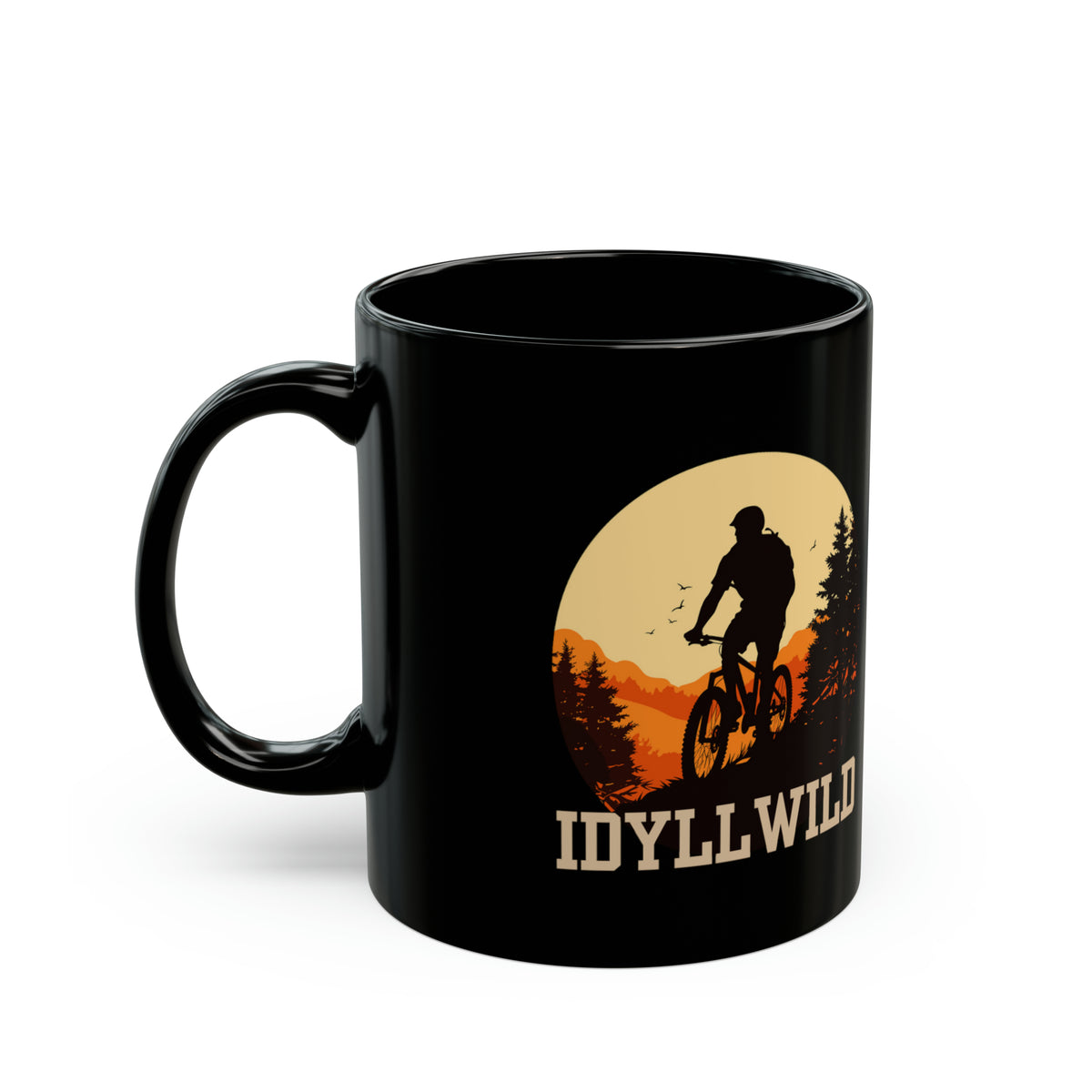 Black Mug Idyllwild Mountian Bike Sunset