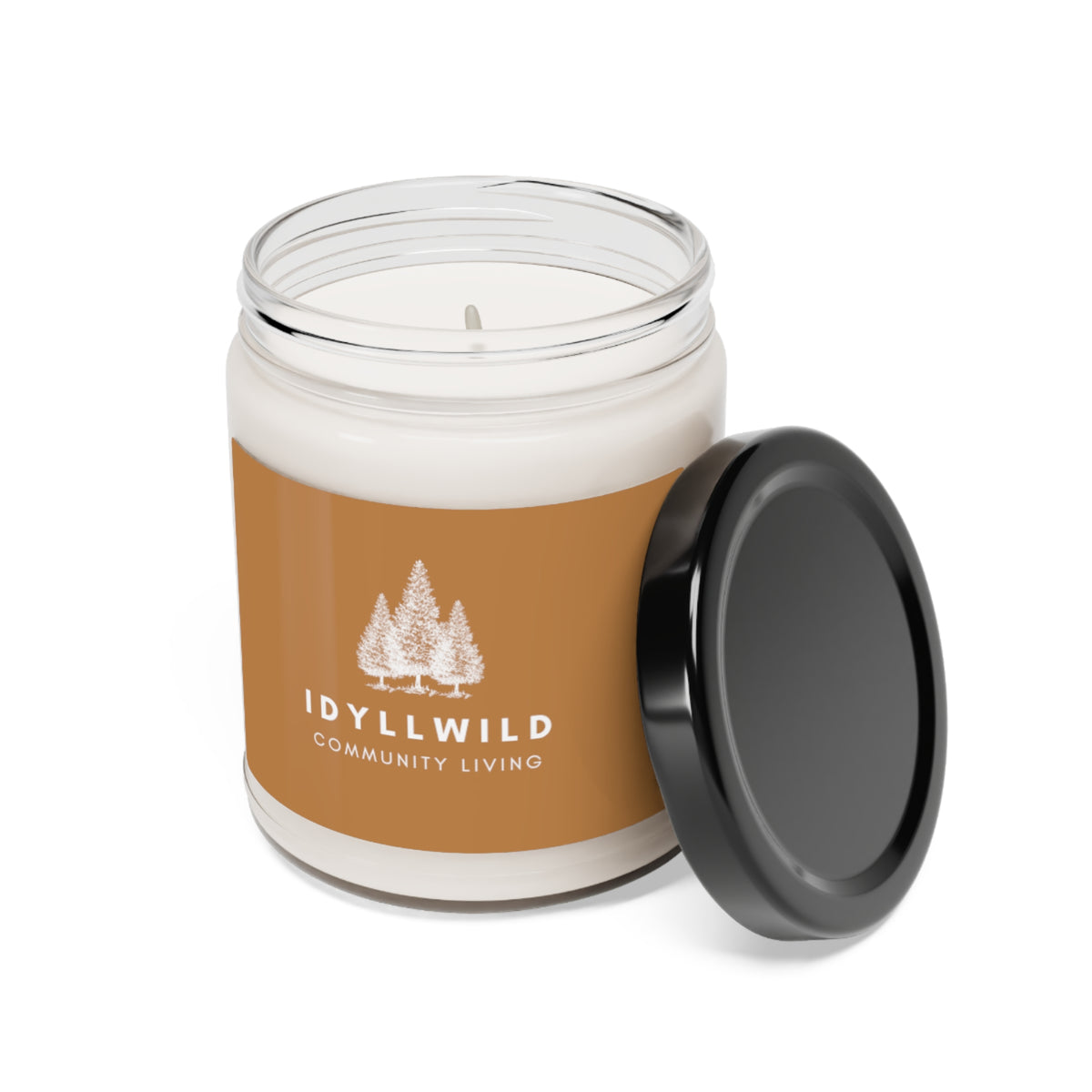 Scented Soy Candle, 9oz Idyllwild Community Tan