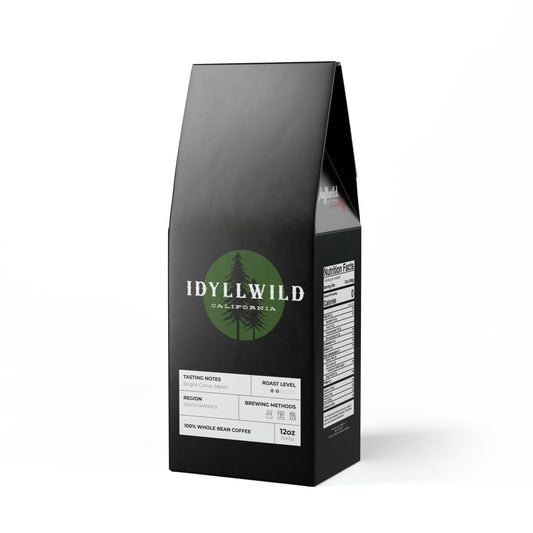 Colombia Single Origin Coffee (Light-Medium Roast) Idyllwild Pine Badge Black