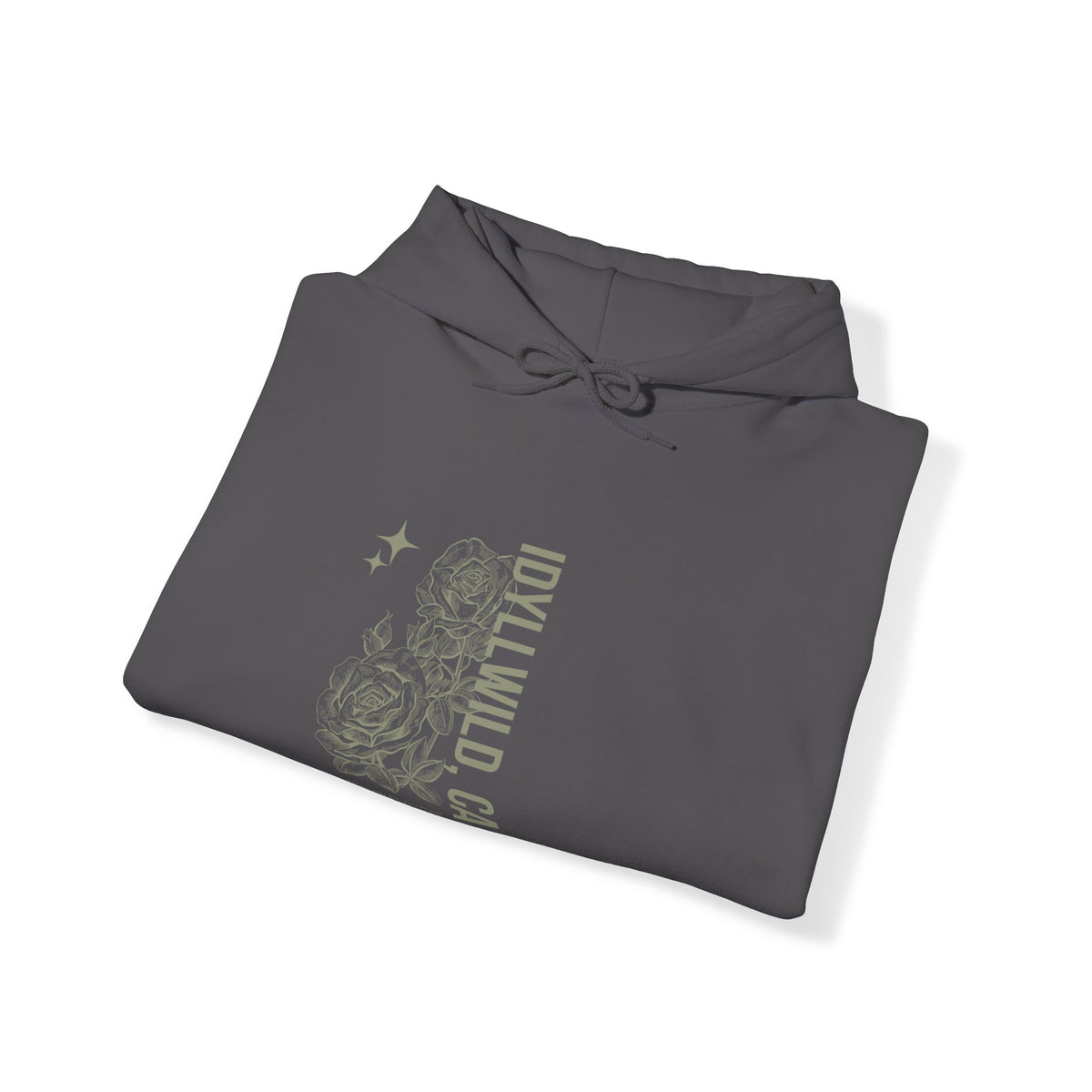 Unisex Heavy Blend™ Hooded Sweatshirt Center FLower