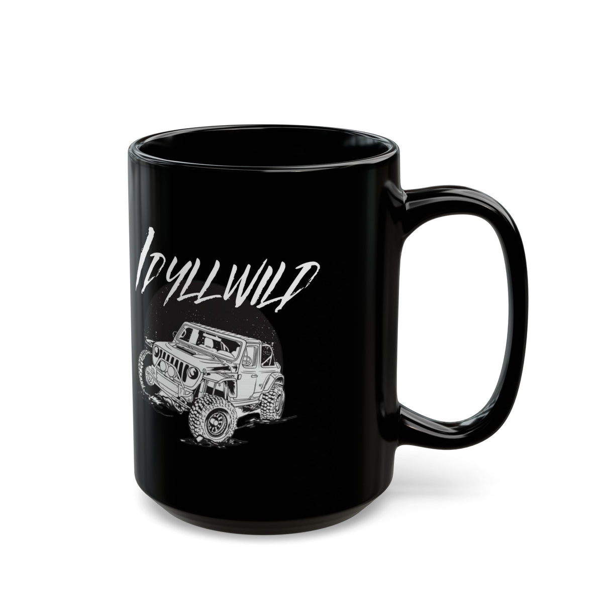 Idyllwild Jeep Black Coffee Tea Mug
