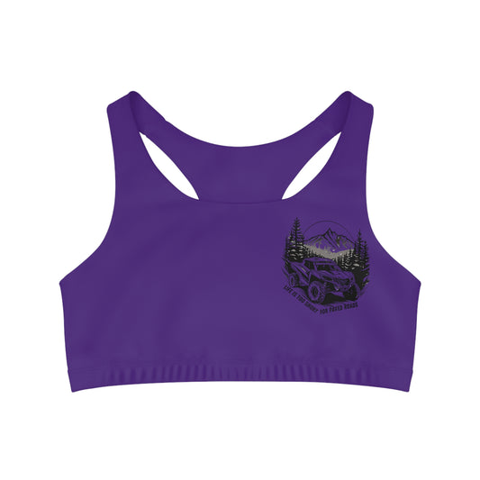 Can Am Purple Sports Bra