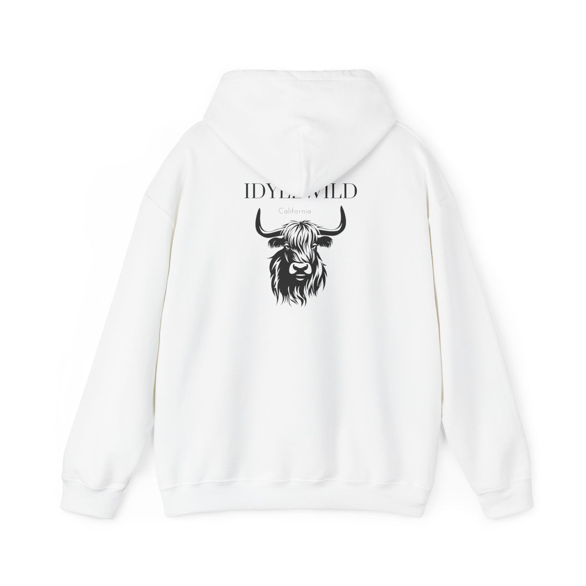 Unisex Heavy Blend™ Hooded Sweatshirt Idyllwild Cow 2