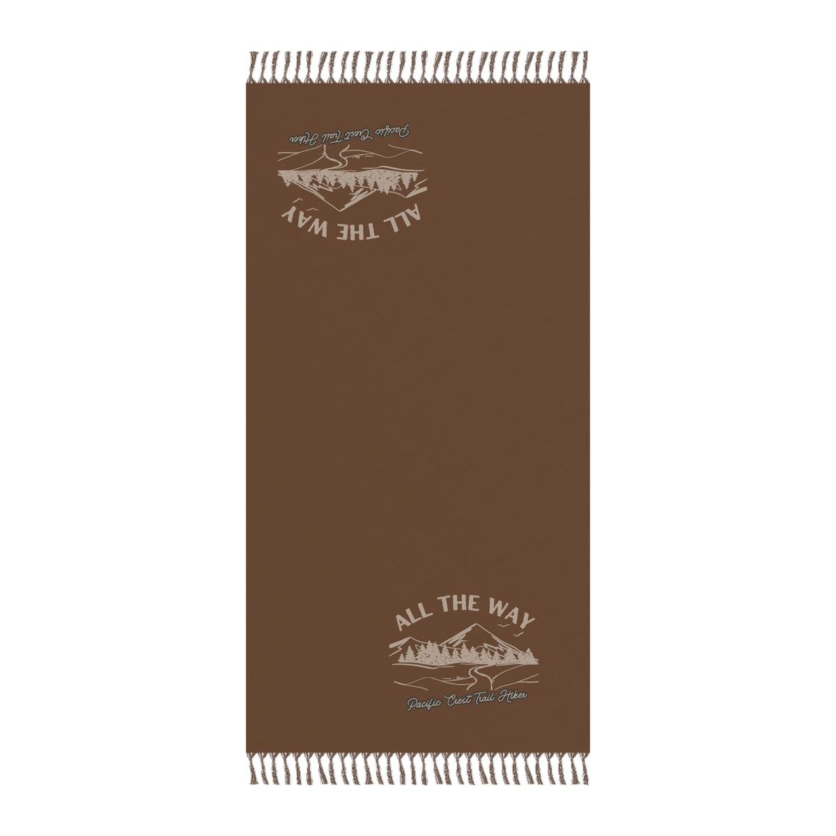 Boho Beach Cloth Pacific Crest Trail all the way Brown