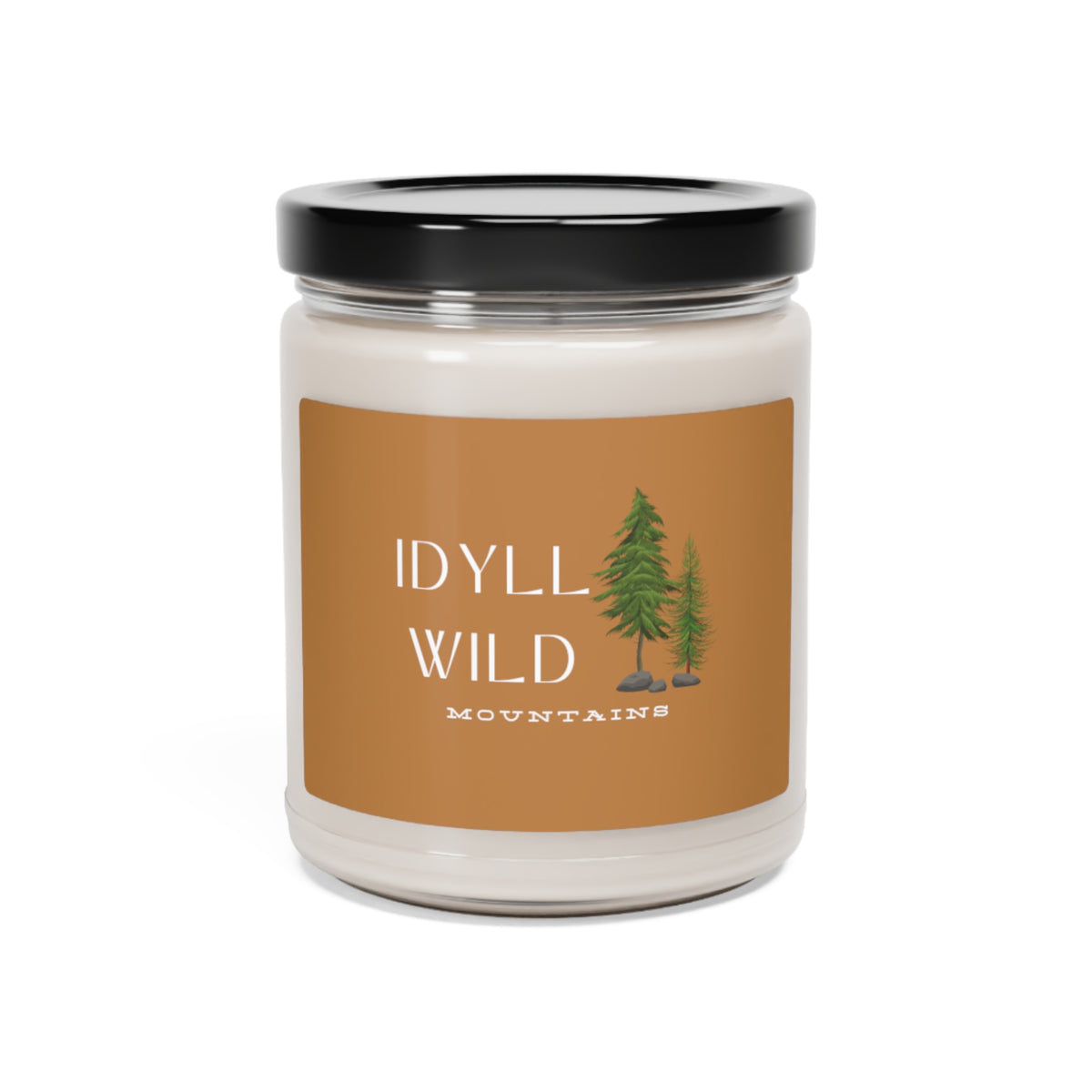 Scented Soy Candle, 9oz Idyllwild PinePic Tan Label