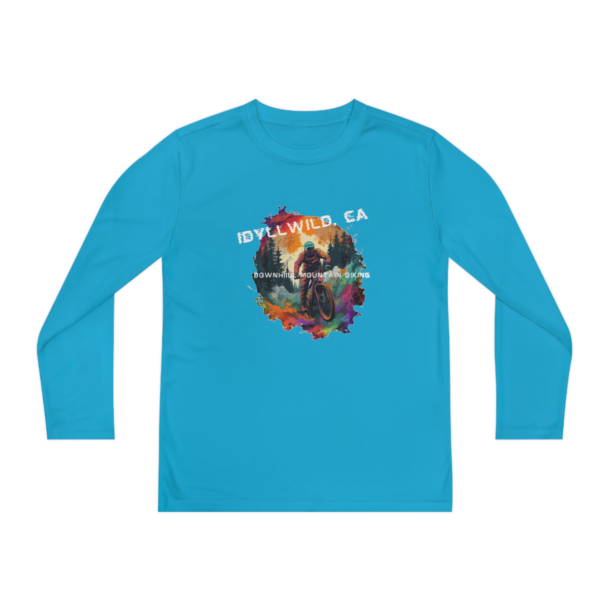 Idyllwild Mountain Biking Youth Long Sleeve Competitor Tee