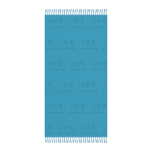 Boho Beach Cloth IdyllWIld Foral Boho Pattern Turquoise