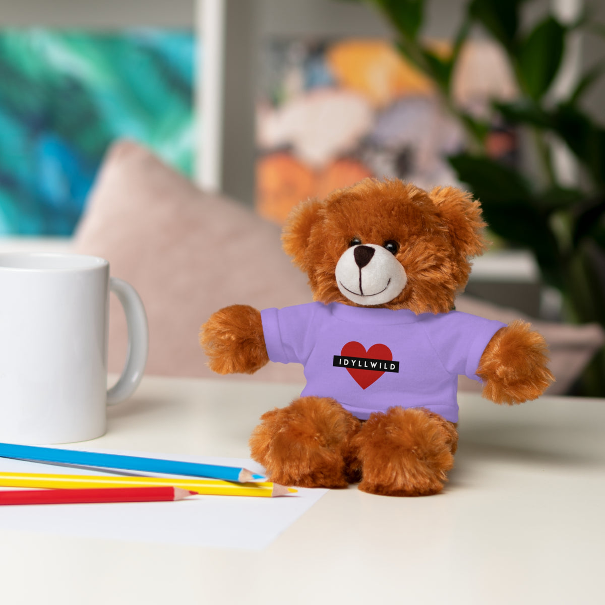 Stuffed Animals with Tee Idyllwild Heart