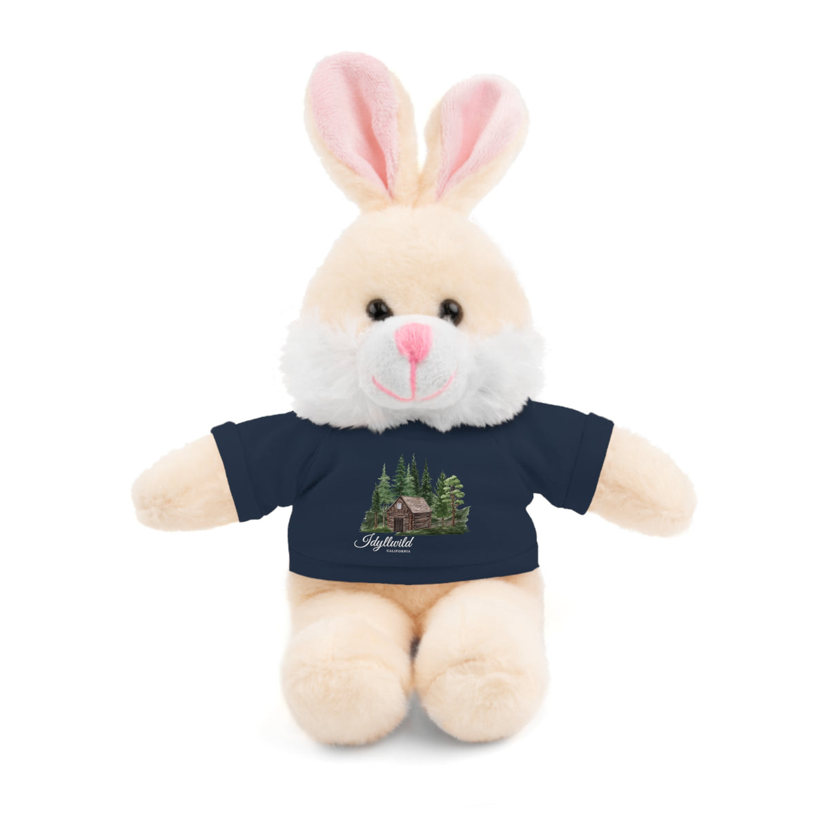 Stuffed Animals with Tee Cabin in the Woods Picture Idyllwild