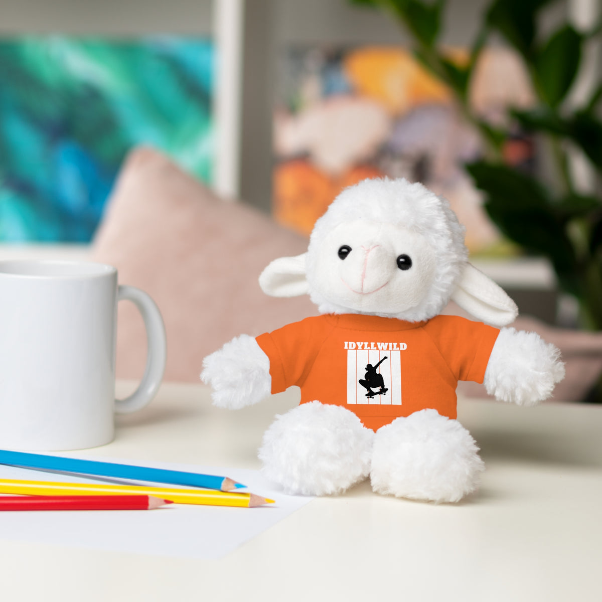 Stuffed Animals with Tee Skateboard Idyllwild