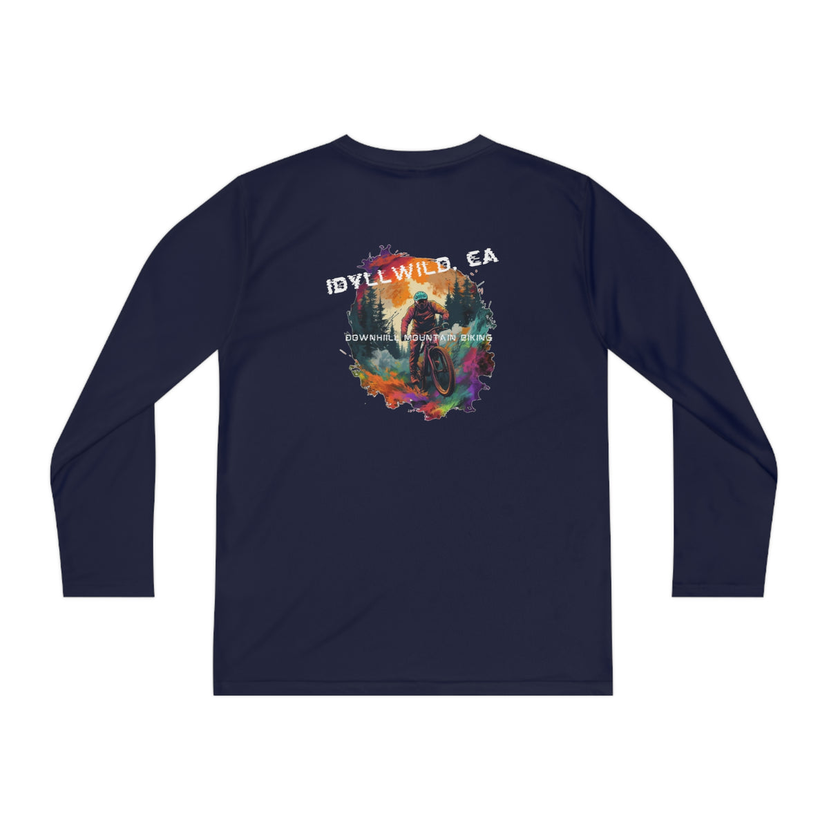 Idyllwild Mountain Biking Youth Long Sleeve Competitor Tee