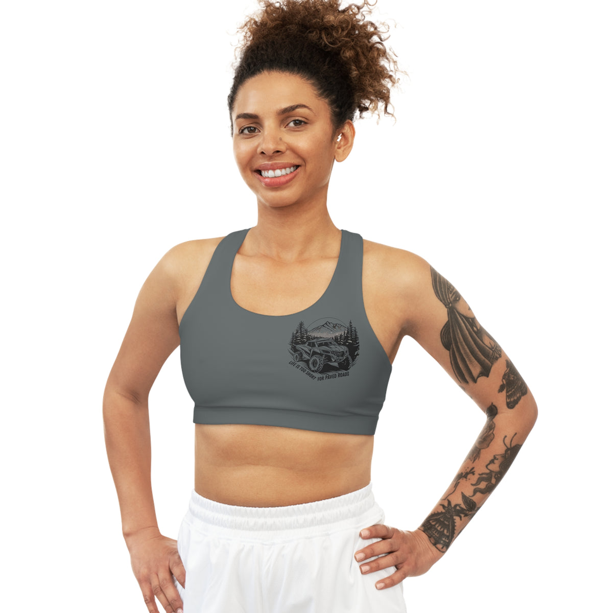 Can AmGray Sports Bra