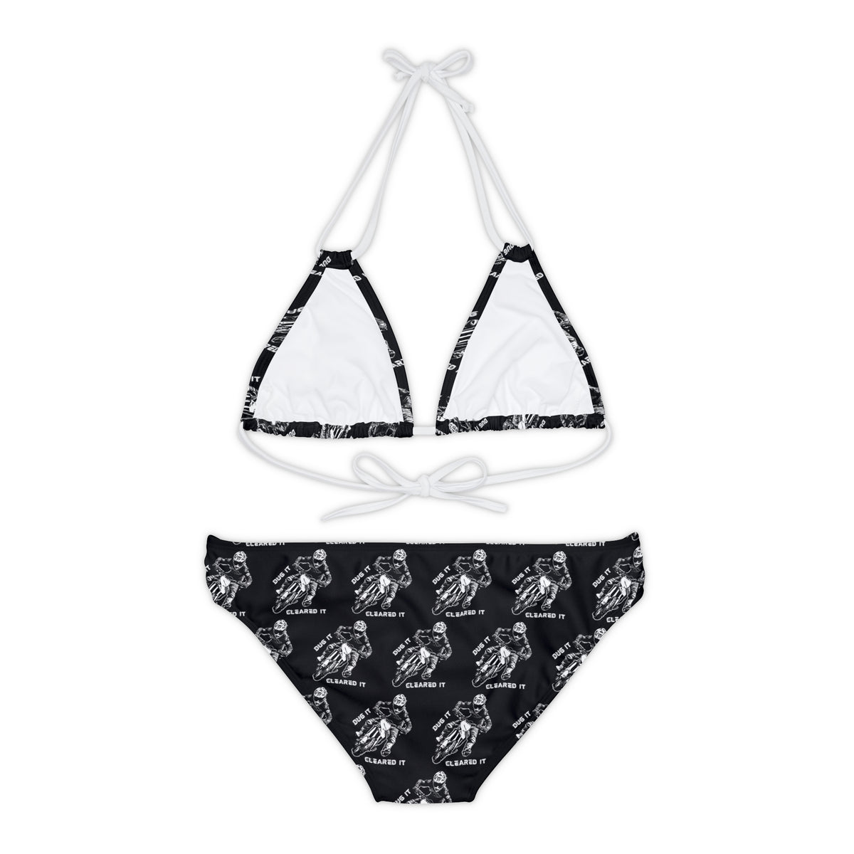 Dirtbike Motocross "Dug it Cleared It" Strappy Bikini Set