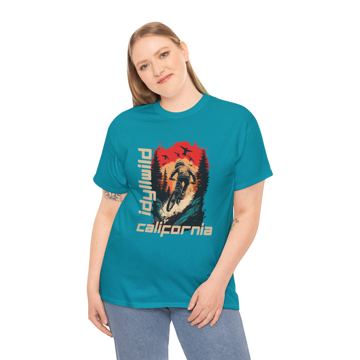 Idyllwild Downhill Mountain Biking Stylish T-Shirt