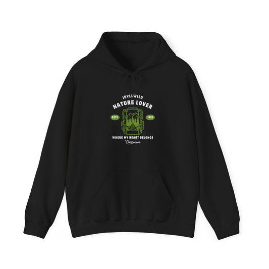 Idyllwild Nature Lover Established Green Hoodie