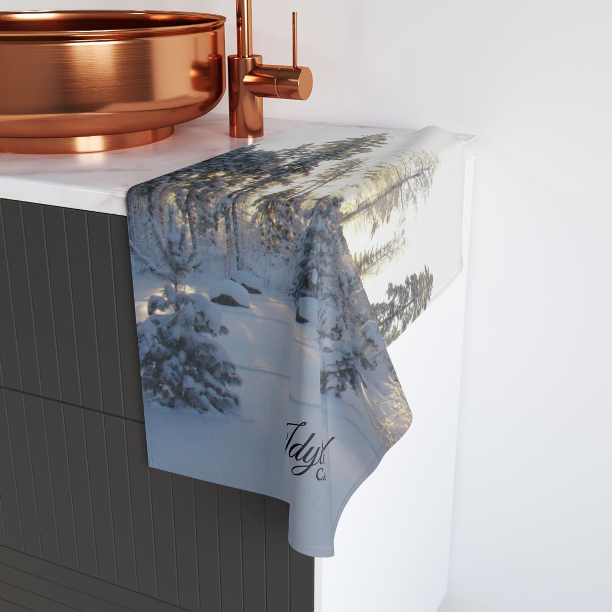Idyllwild Snow Hand Towel