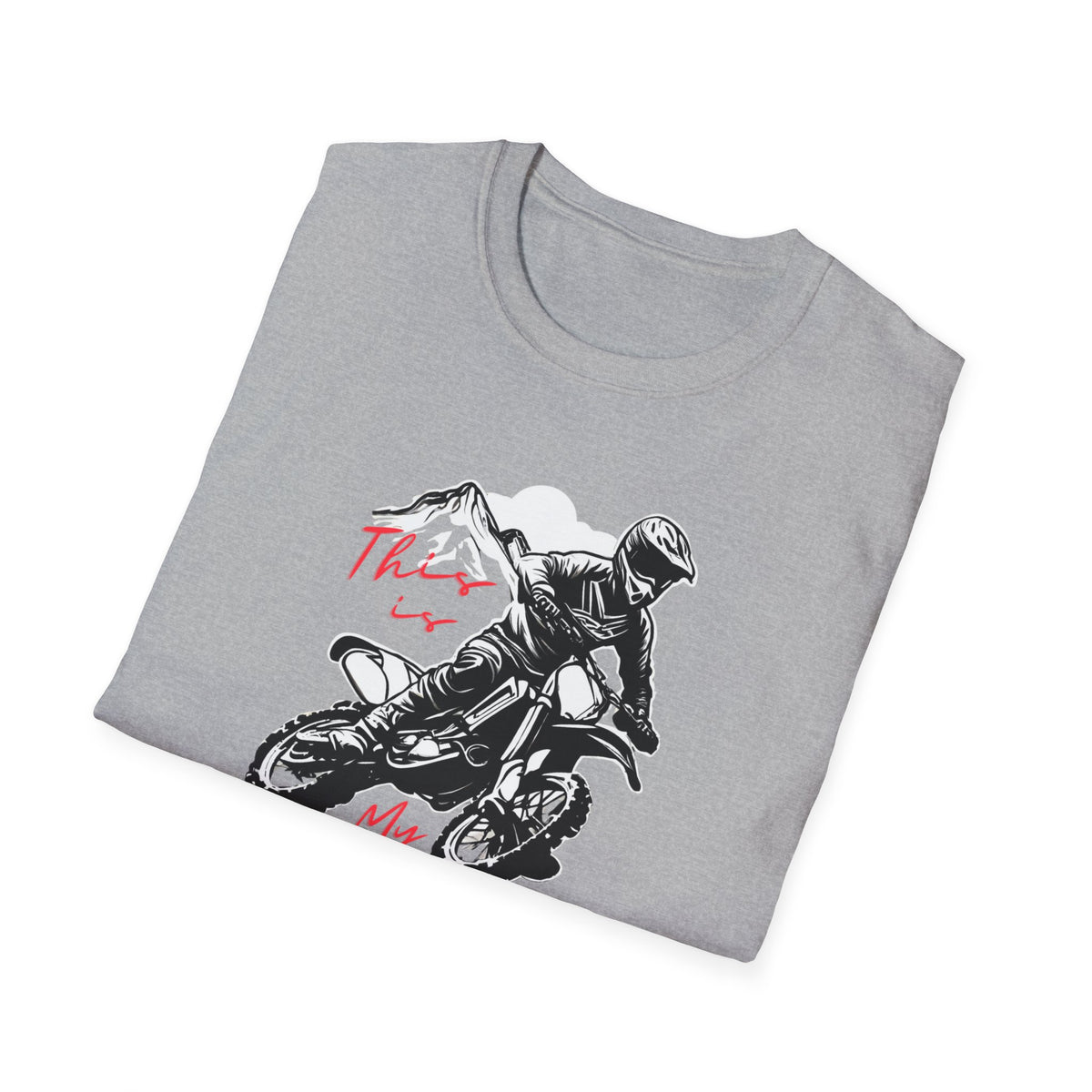 Dirtbike "This is my therapy" Softstyle T-Shirt
