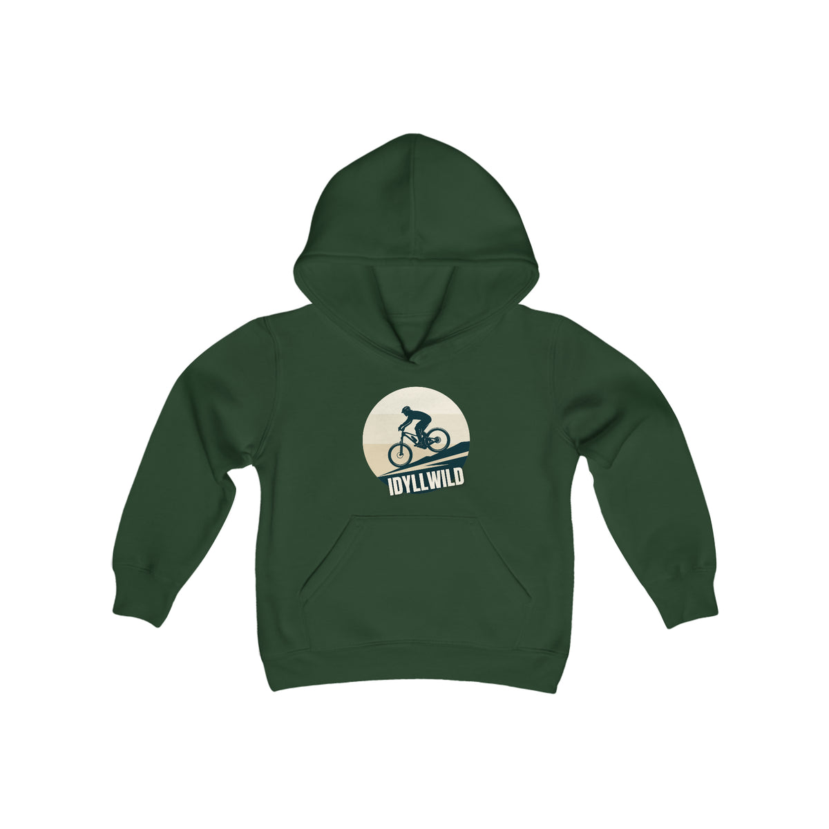 Youth Heavy Blend Hooded Sweatshirt Mountain Bike