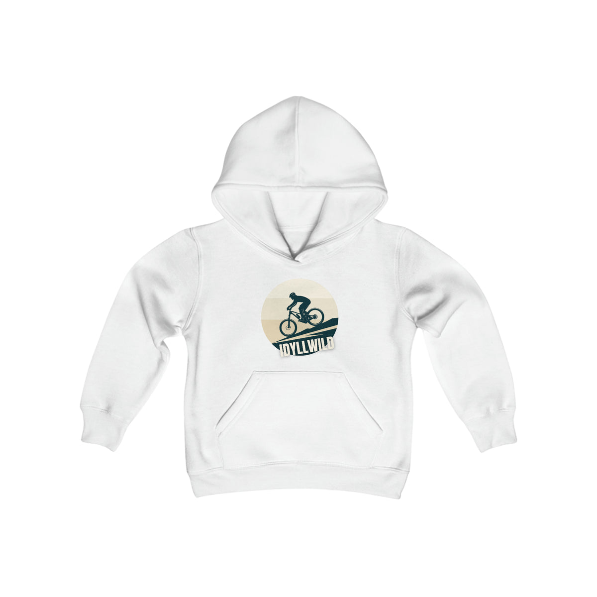 Youth Heavy Blend Hooded Sweatshirt Mountain Bike