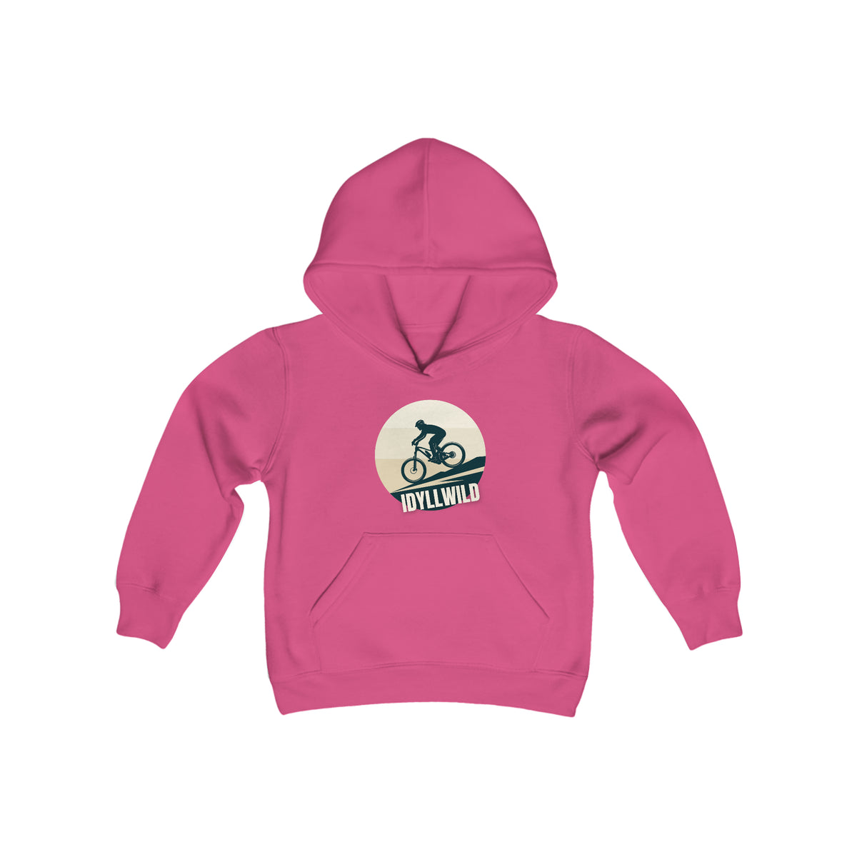 Youth Heavy Blend Hooded Sweatshirt Mountain Bike