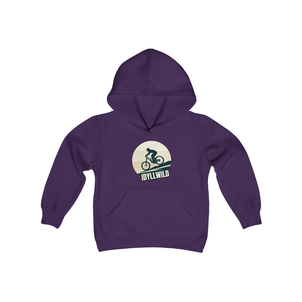 Youth Heavy Blend Hooded Sweatshirt Mountain Bike