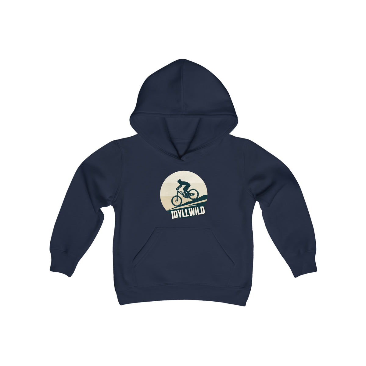Youth Heavy Blend Hooded Sweatshirt Mountain Bike