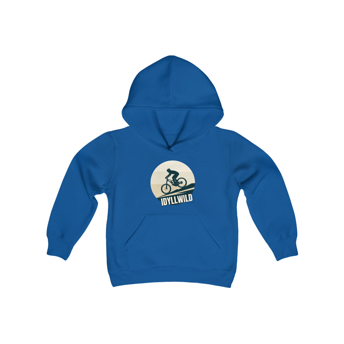 Youth Heavy Blend Hooded Sweatshirt Mountain Bike