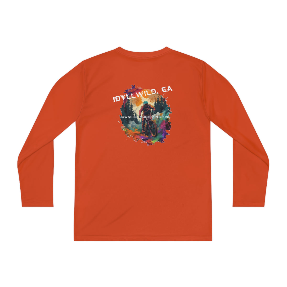 Idyllwild Mountain Biking Youth Long Sleeve Competitor Tee